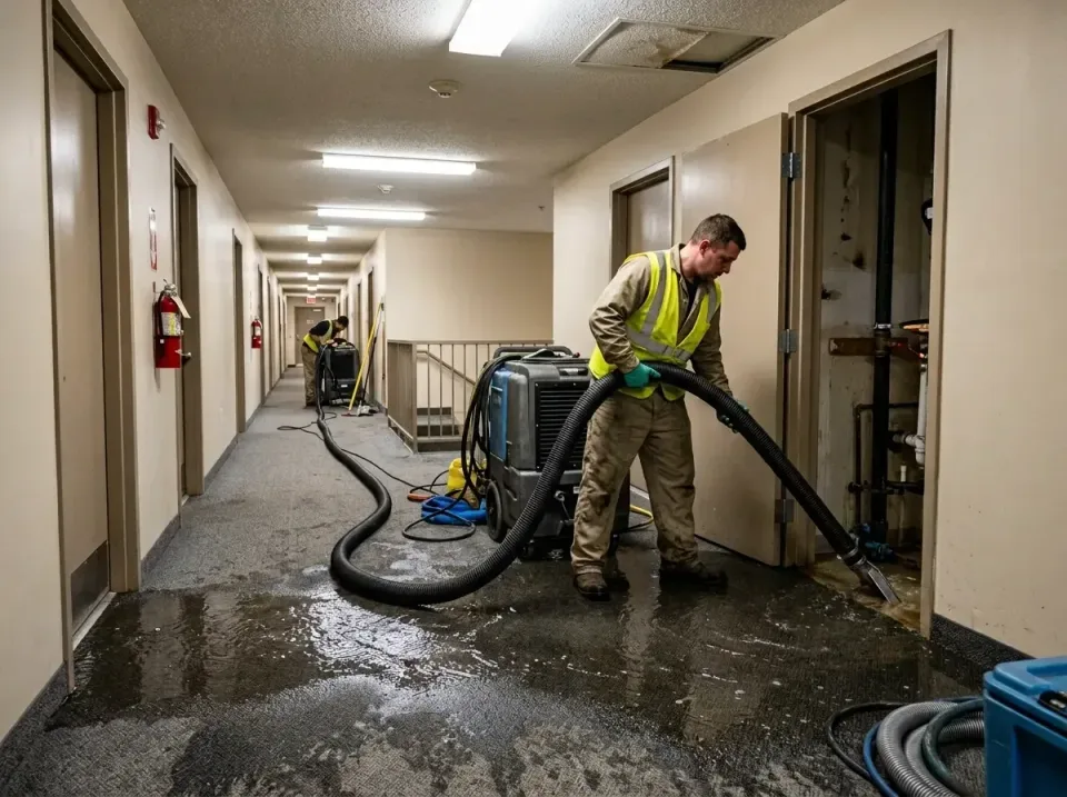 multi-unit-apartment-hallway-f-005 — frequently asked questions, Emergency Burst Pipe Water Extraction & Removal in Belle Pl…